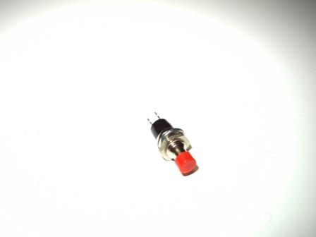 Momentary Off Push Button (S.P.S.T) (Always On / Push To Off) (Mounts In A Hole 7mm Aprox 5/16) (Item #0010) $.60